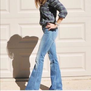 NWT Earnest Sewn light wash Ali Flare Jeans